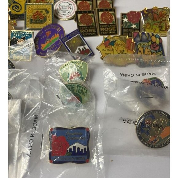 Lot 37 ~ 1989 To 2007 Portland Rose Festival Oregon Vintage Pins - Picture 3 of 12